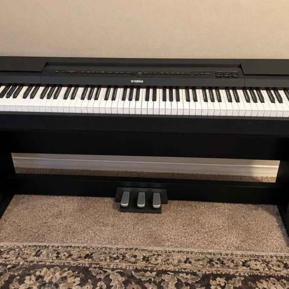 Yamaha P-255 Digital Piano + OEM Stand & 3-Pedal Unit